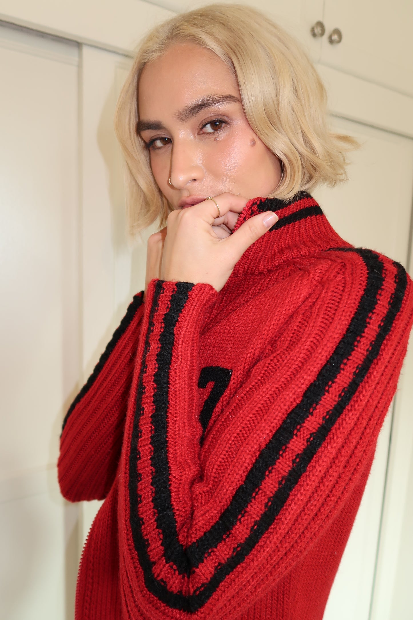 SPORTY SPICE ZIP SWEATER