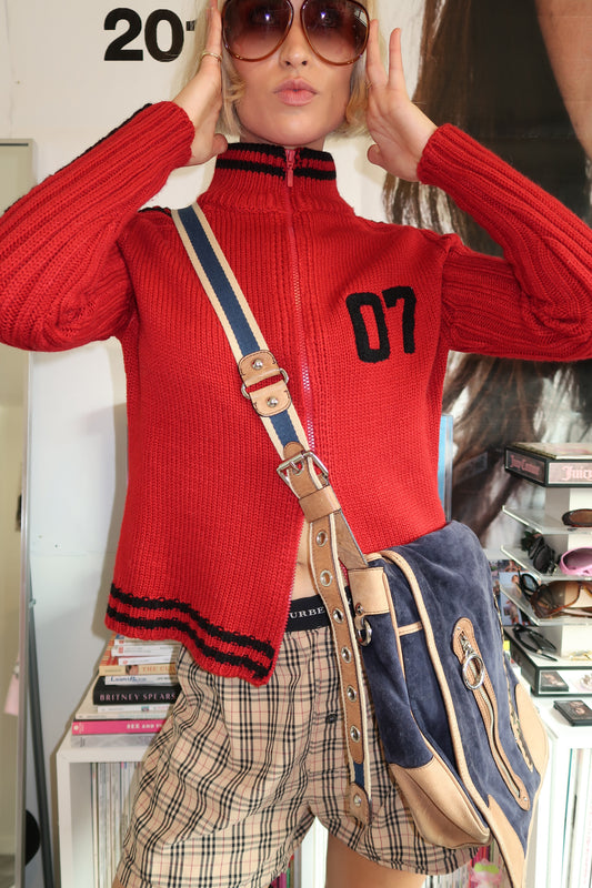 SPORTY SPICE ZIP SWEATER