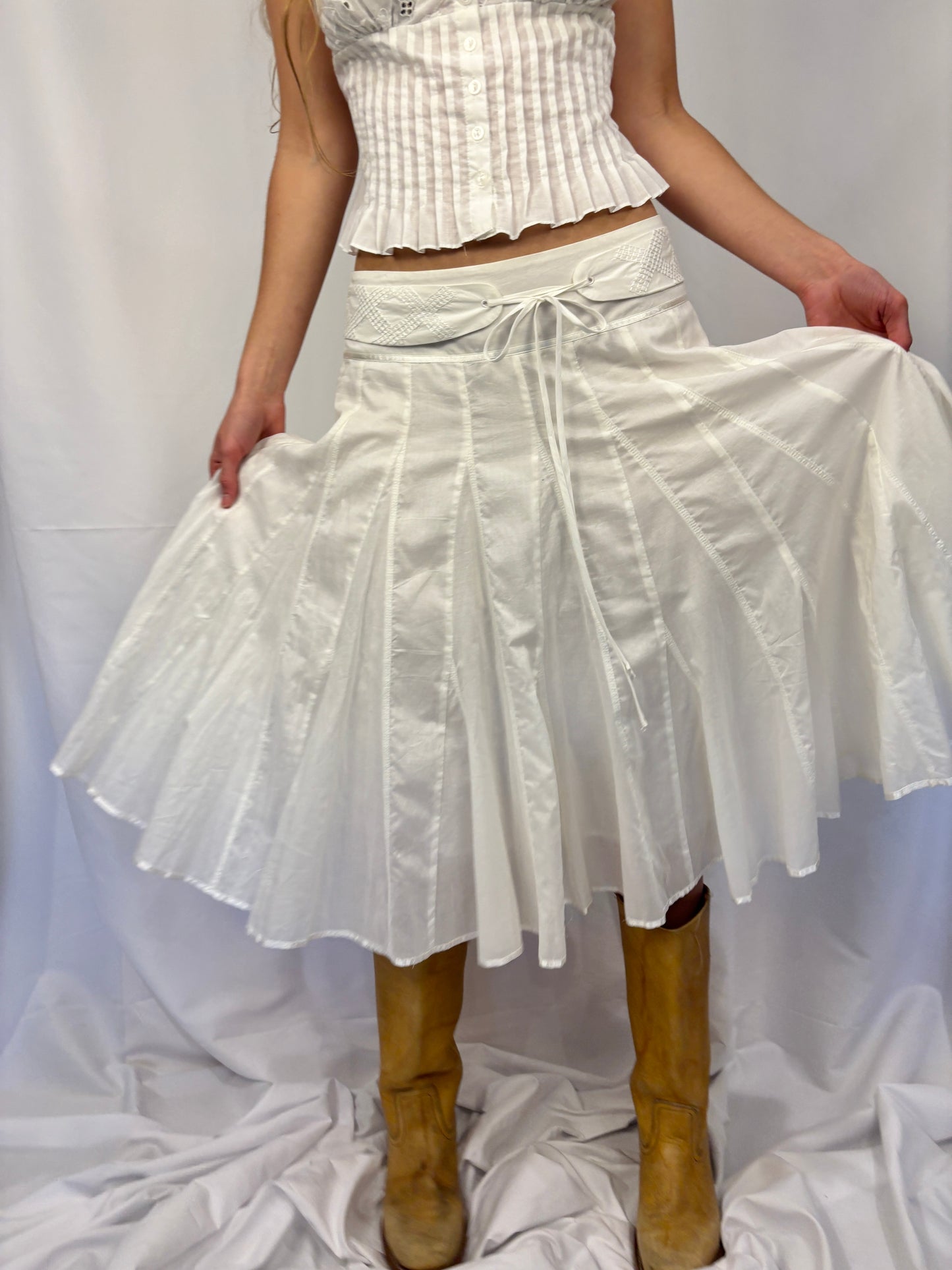 Y2K PIÑA COLADA SKIRT