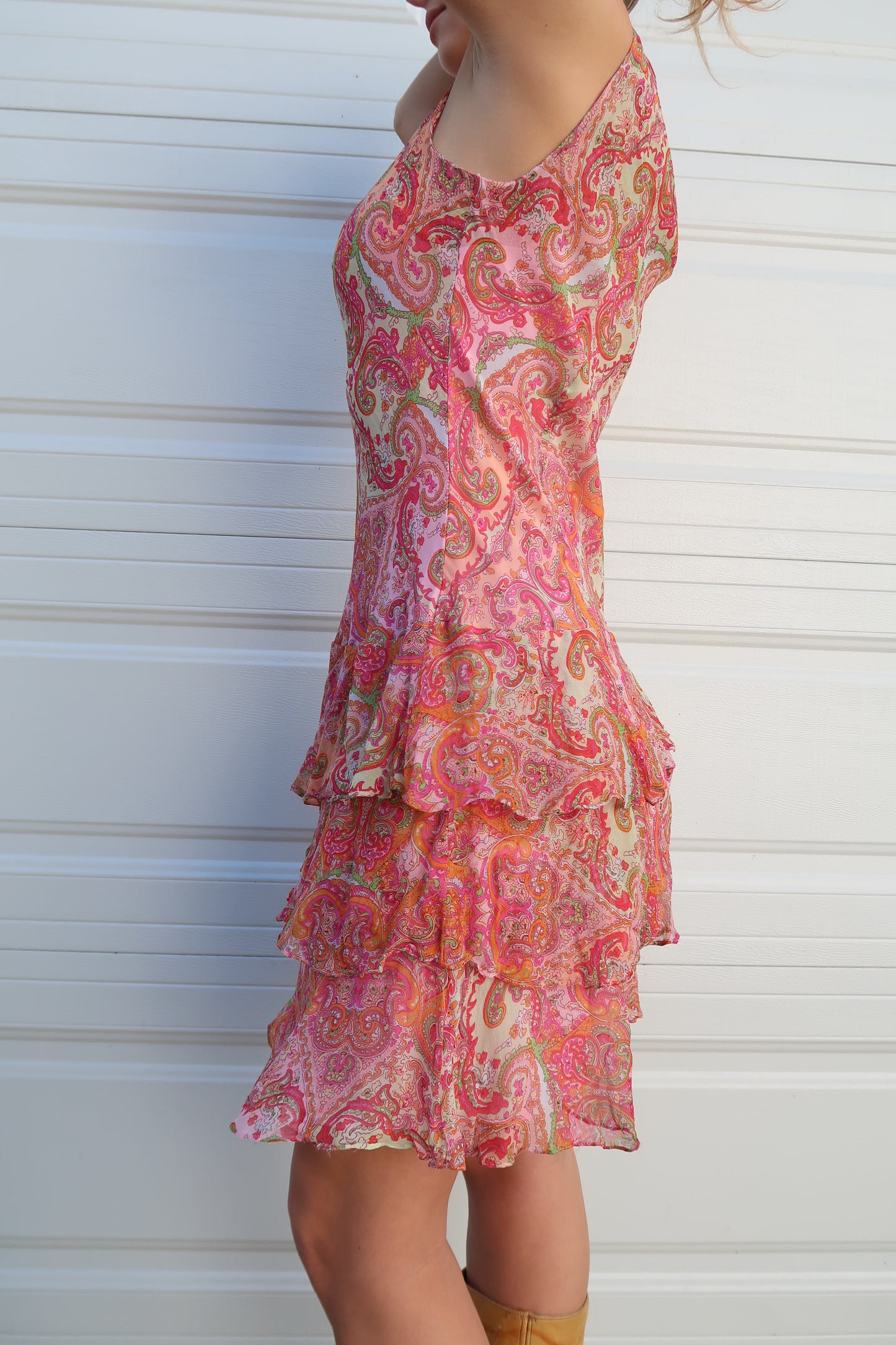 SILK PAISLEY PRINCESS DRESS