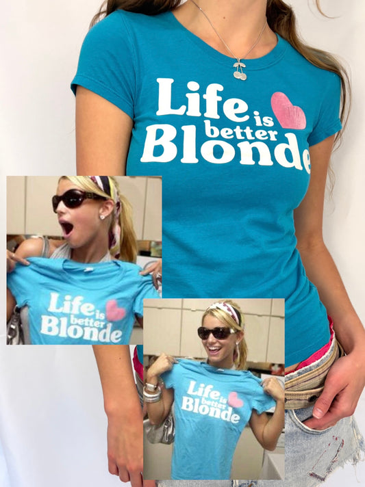 JESSICA SIMPSON BLONDE T-SHIRT