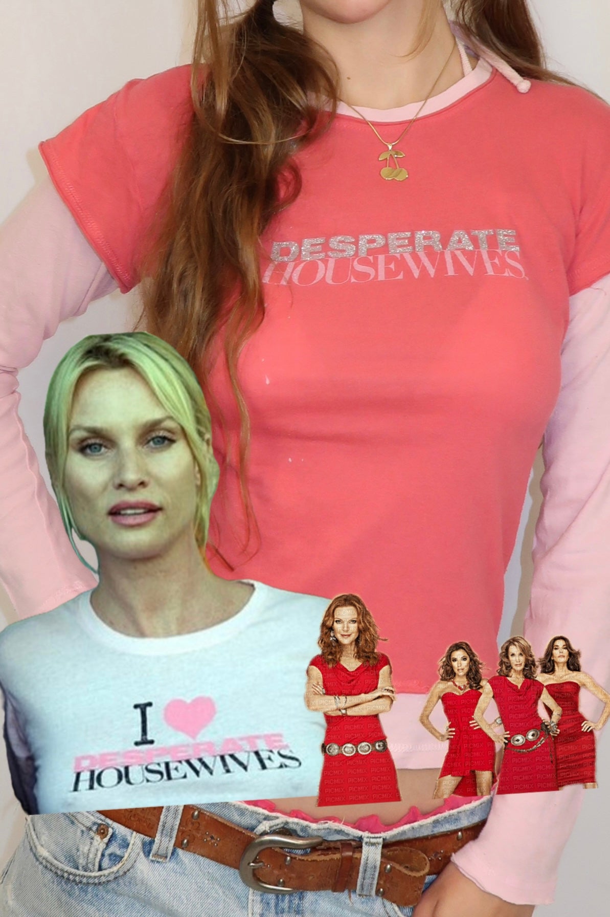 DESPERATE HOUSEWIVES LAYERED LONG-SLEEVE