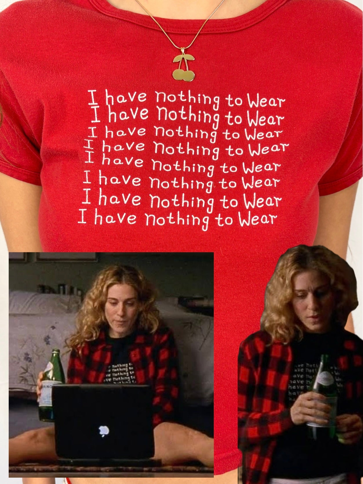 Y2K NOTHING TO WEAR T-SHIRT