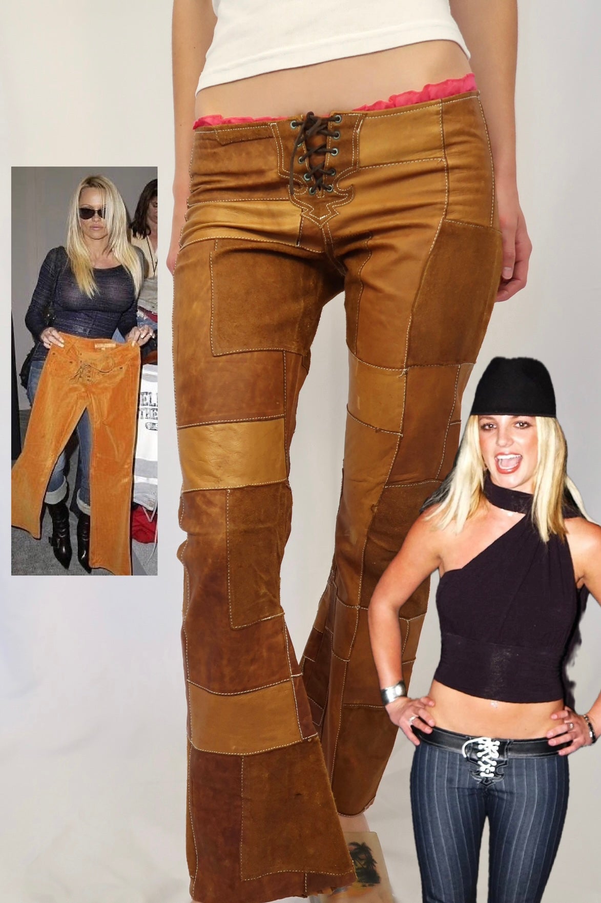 VINTAGE ELECTRIC BARBARELLA PATCHWORK PANTS
