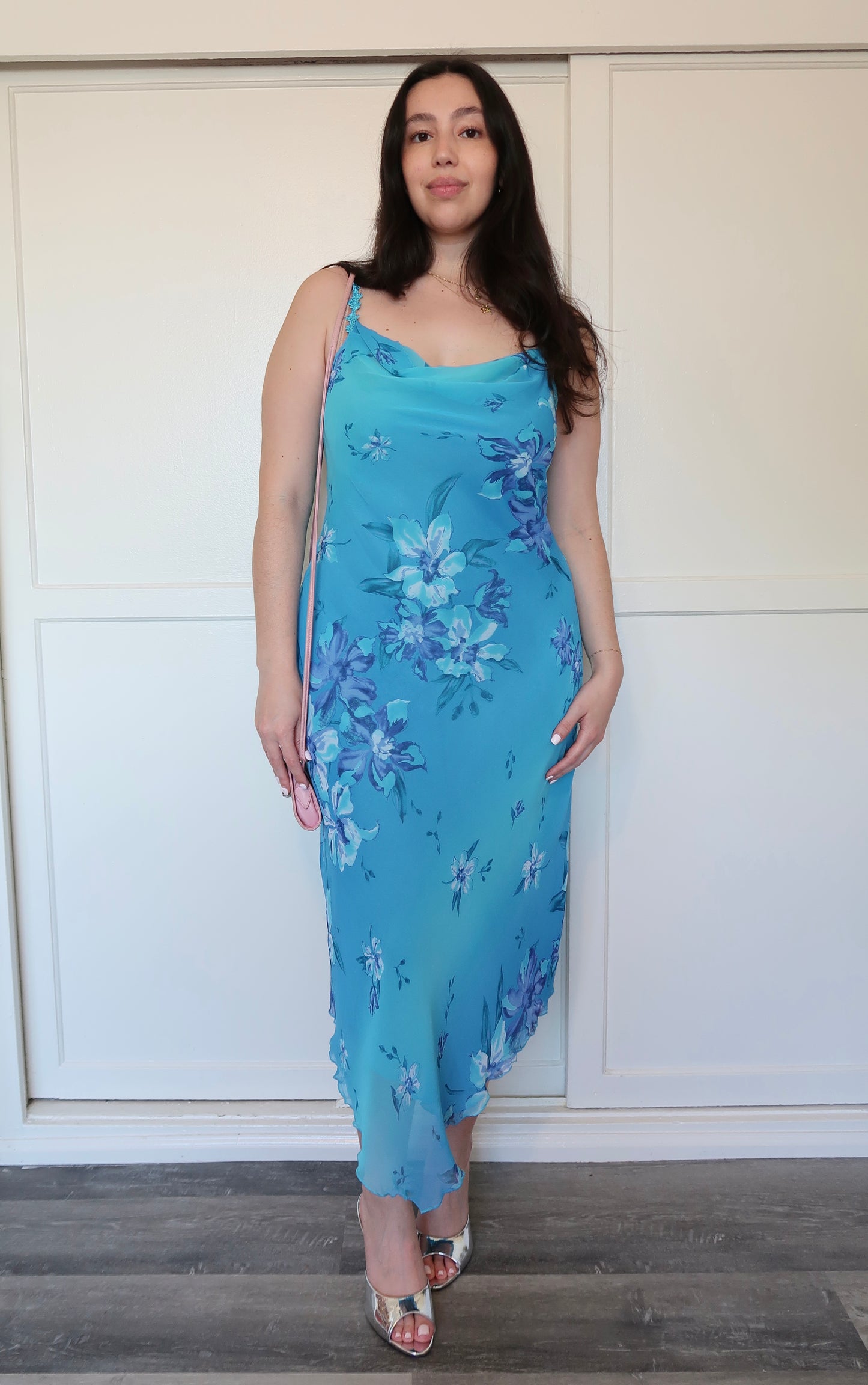VINTAGE AQUAMARINE DRESS