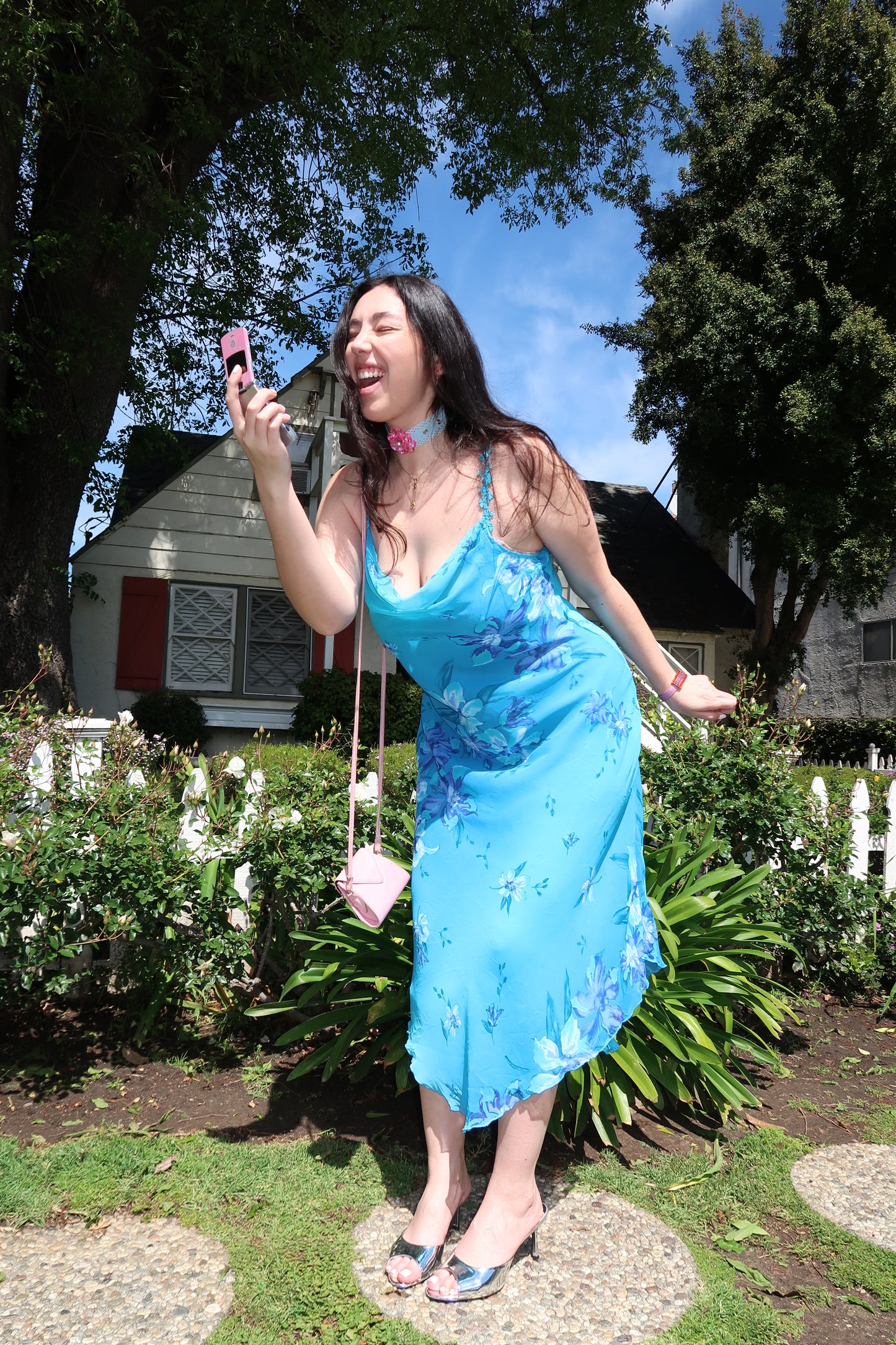 VINTAGE AQUAMARINE DRESS