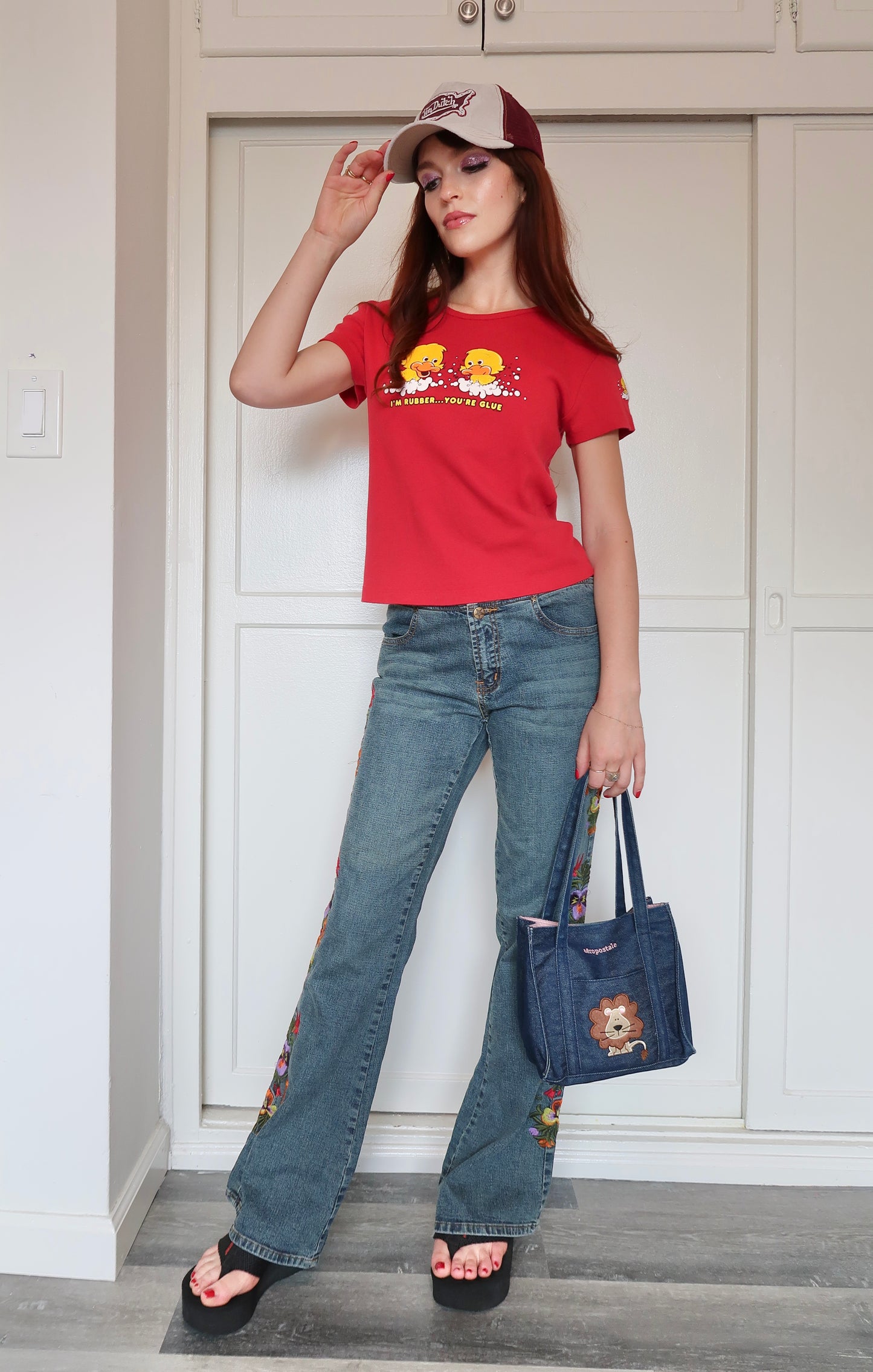 Y2K FULL BLOOM JEANS
