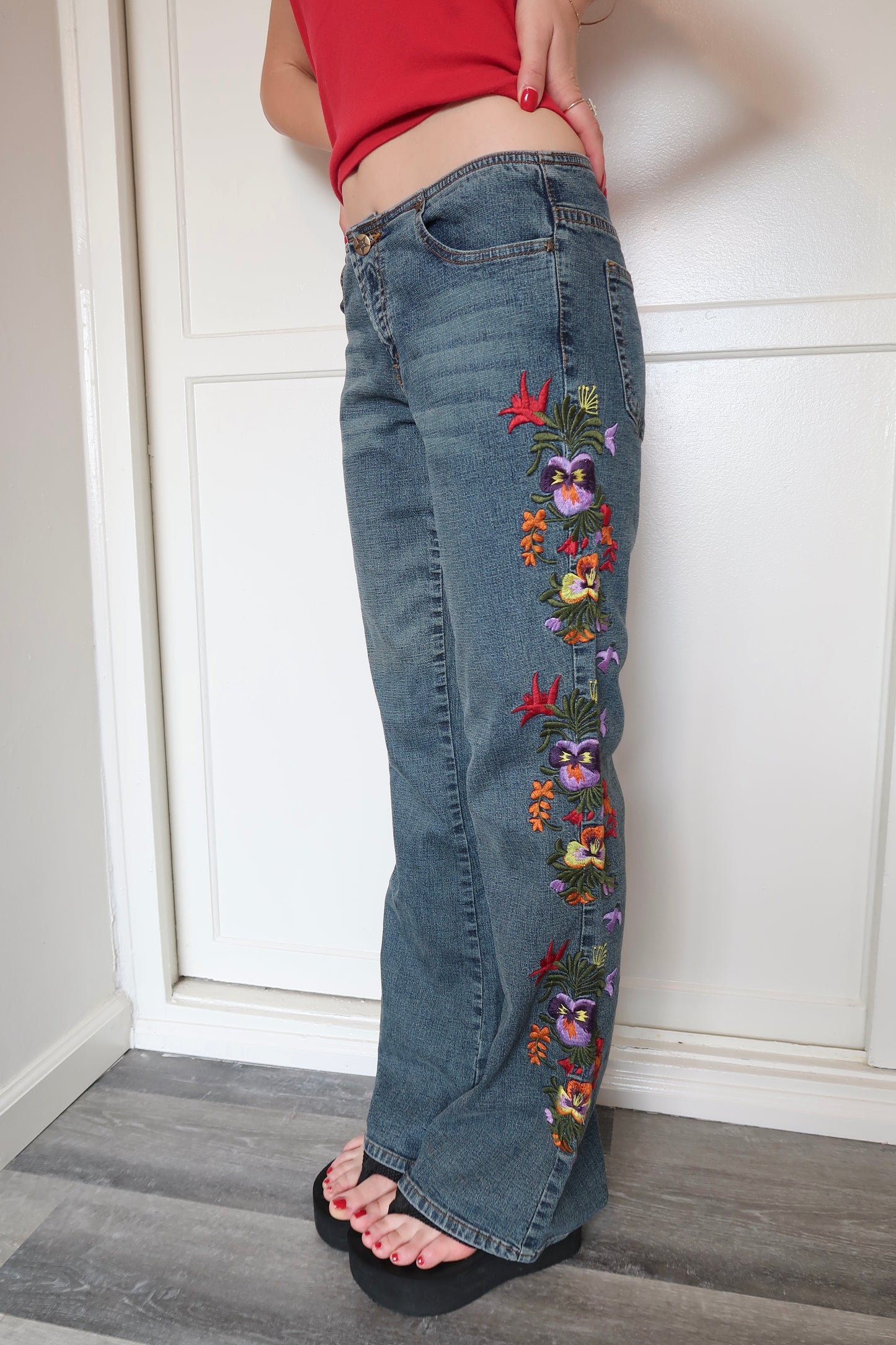 Y2K FULL BLOOM JEANS