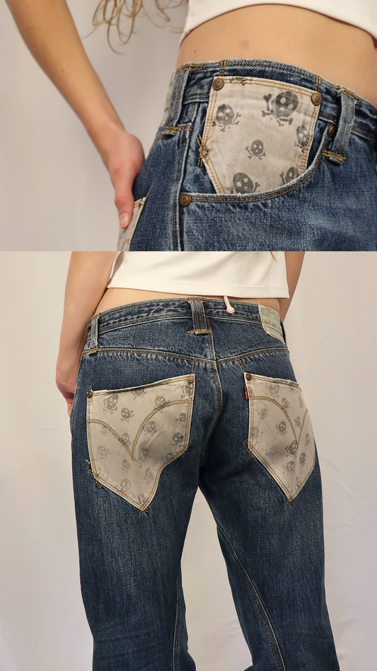 VINTAGE PIRATE BOOTY ENGINEERED LEVIS